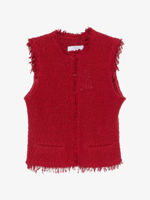 IRO frayed sleeveless vest