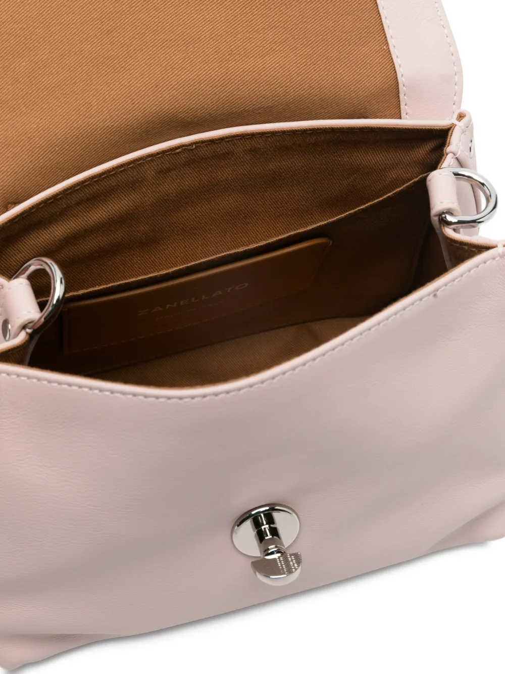 Zanellato Postina shopper met draaislot Roze