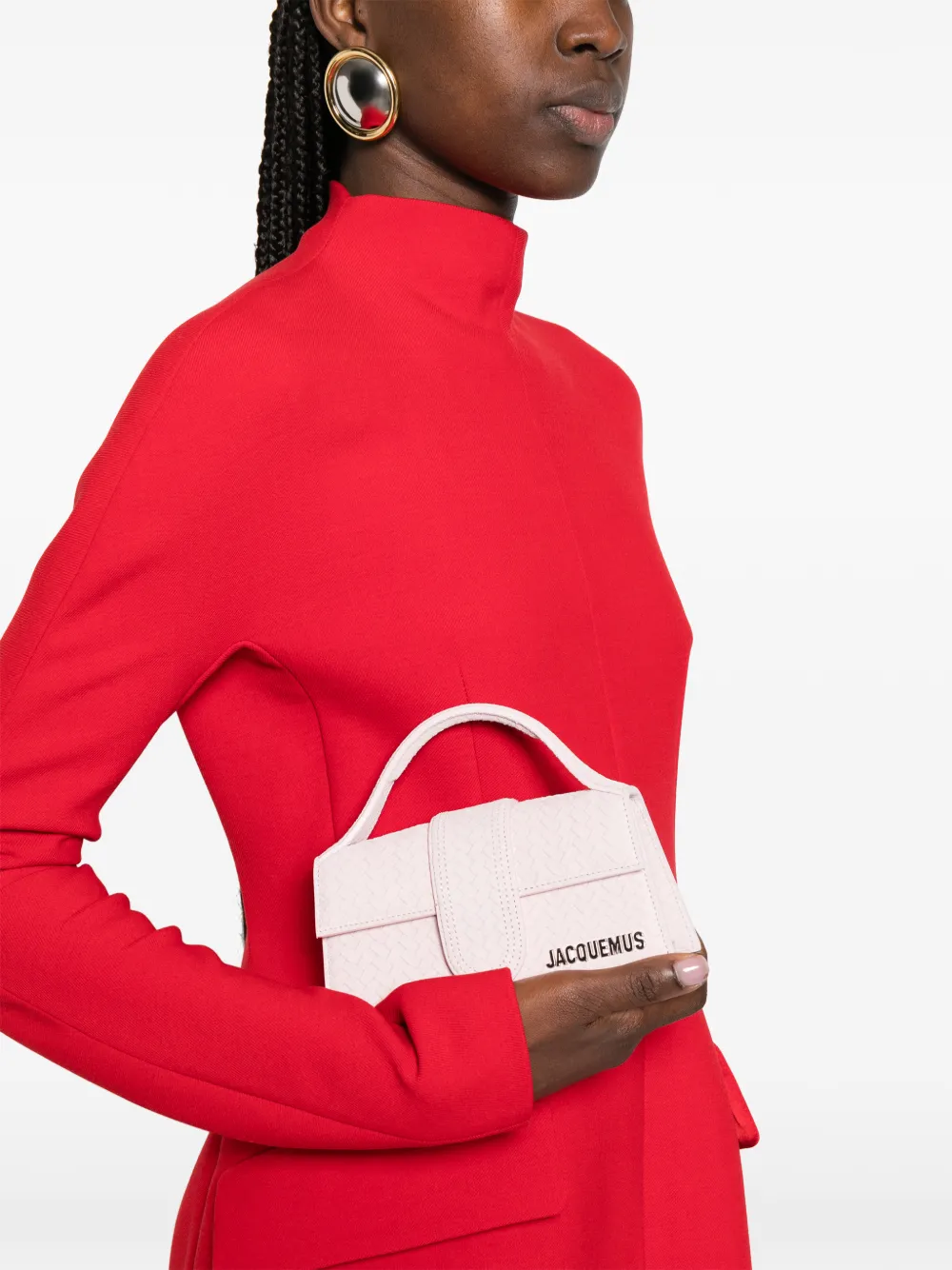 Jacquemus Le Bambino Woven Mini Tote Bag | Pink | FARFETCH