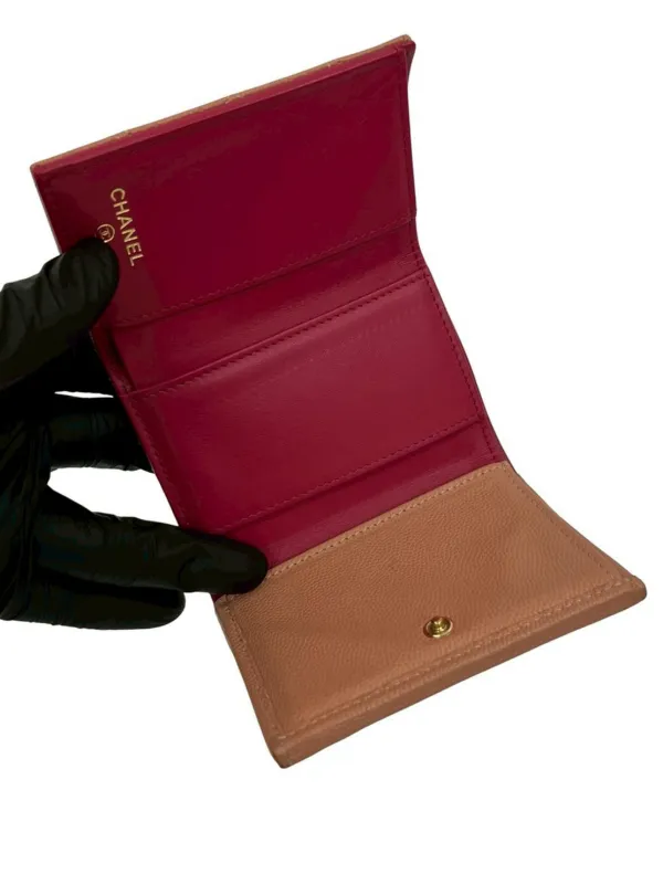 CHANEL Pre-Owned 2021-2025 ココマーク マトラッセ キャビア トリ