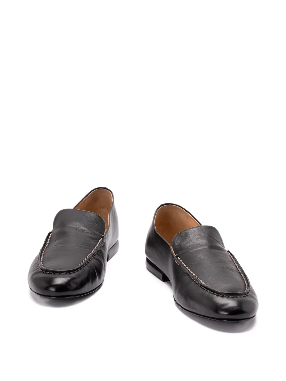 Marsèll Mandolo leather loafers Zwart