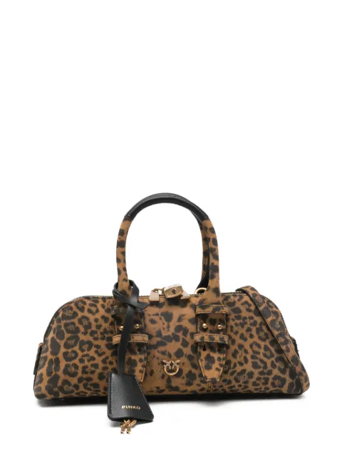 PINKO leopard-print tote bag
