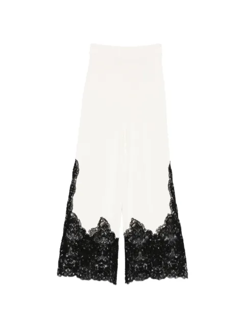 Ermanno Scervino Hose mit Spitzendetail