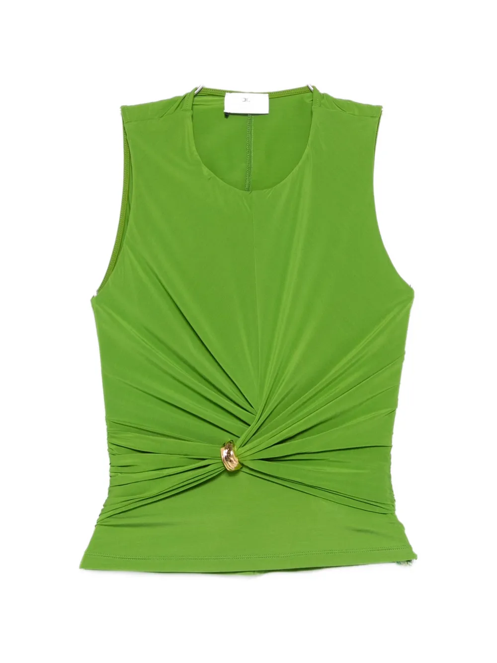 Elisabetta Franchi jewel-detail top - Verde