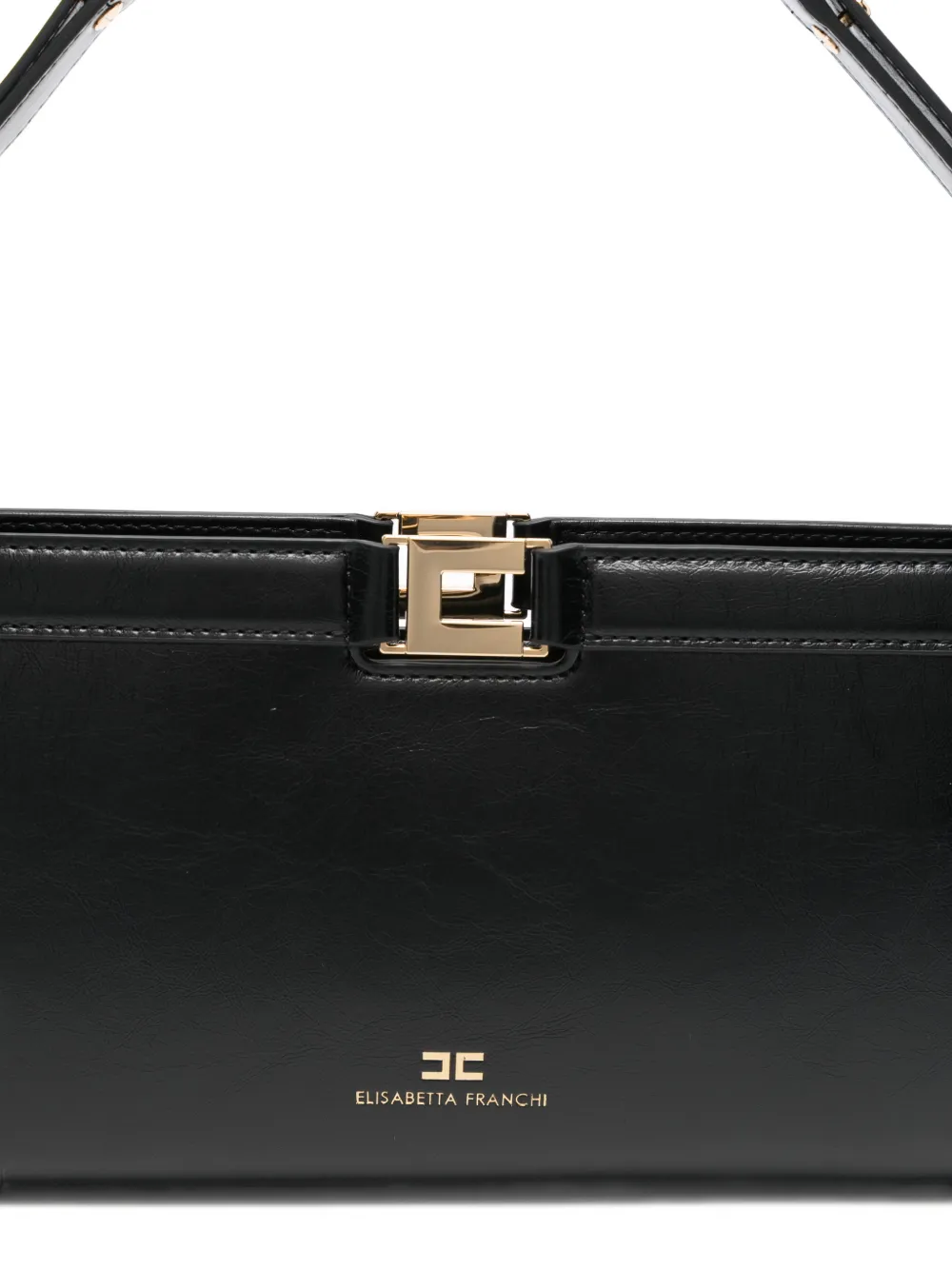 Elisabetta Franchi Tas met naplak-effect Zwart