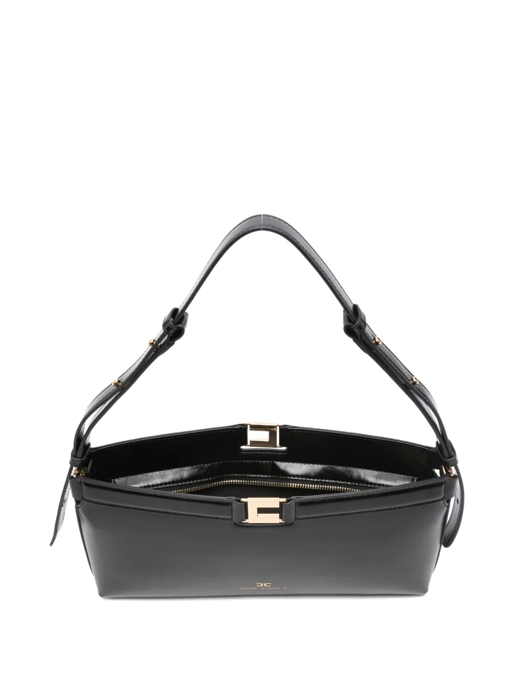 Elisabetta Franchi Tas met naplak-effect Zwart