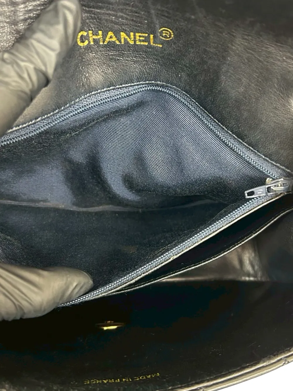 1986-1988 Cc Quilted Lambskin Round Flap Crossbody Bag