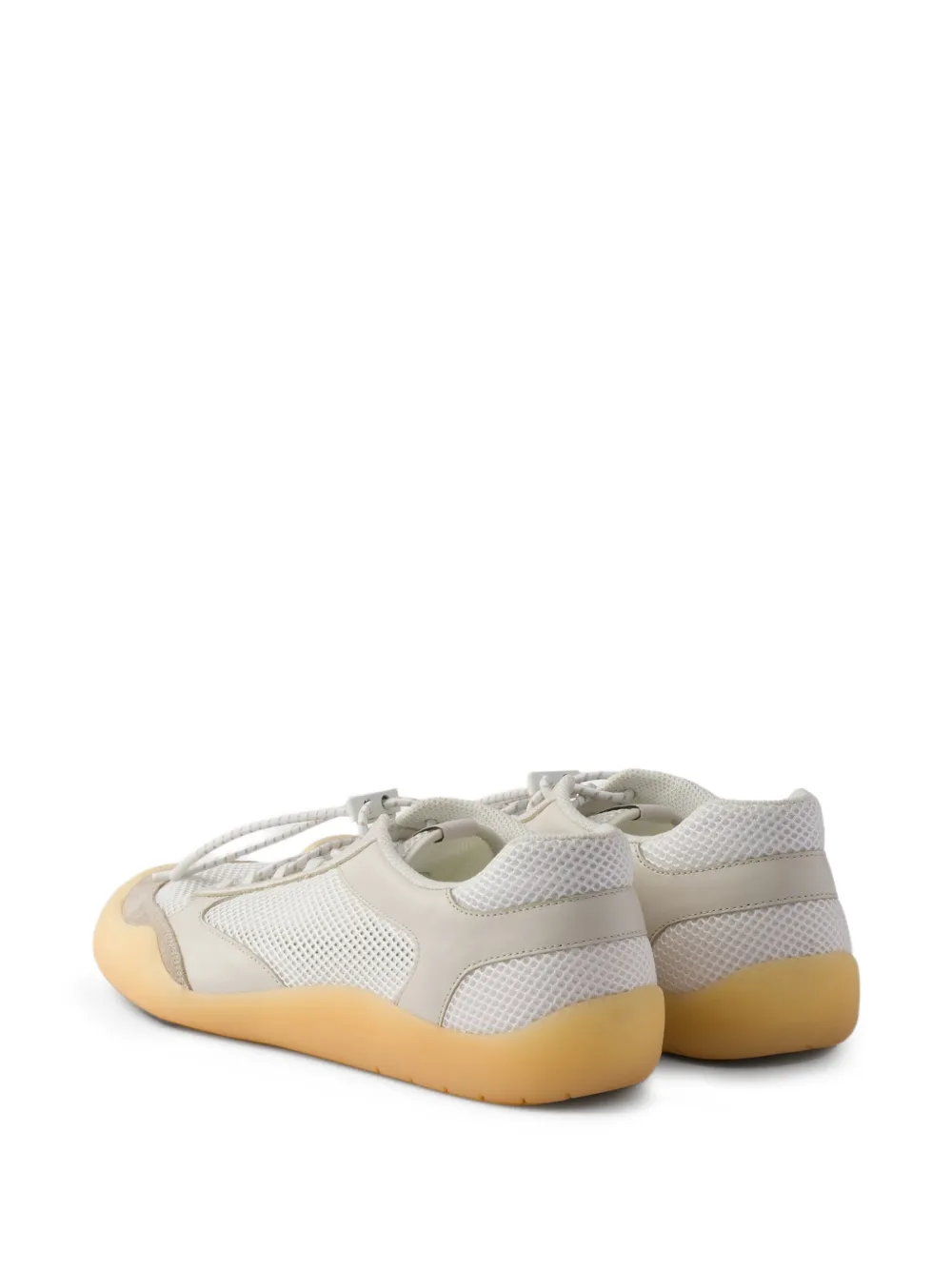 Prada Speedrock sneakers met vlakken Beige