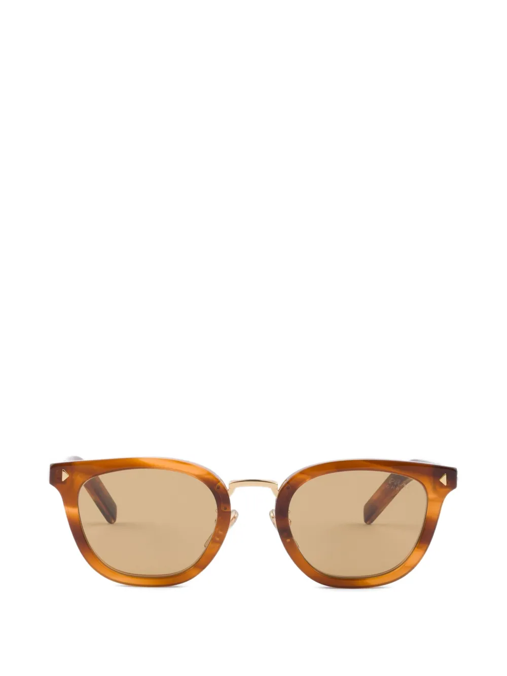 Prada Eyewear round-frame sunglasses - Marrone