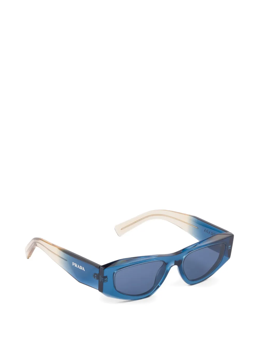 Prada Eyewear Symbole rectangle-frame sunglasses - Blu