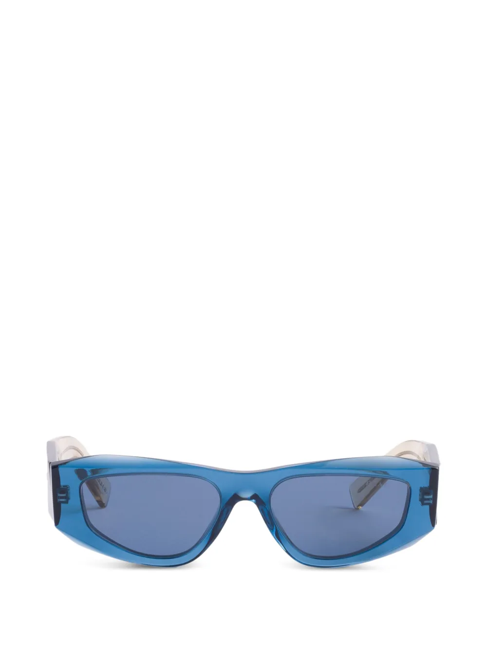Prada Eyewear Symbole rectangle-frame sunglasses - Blu
