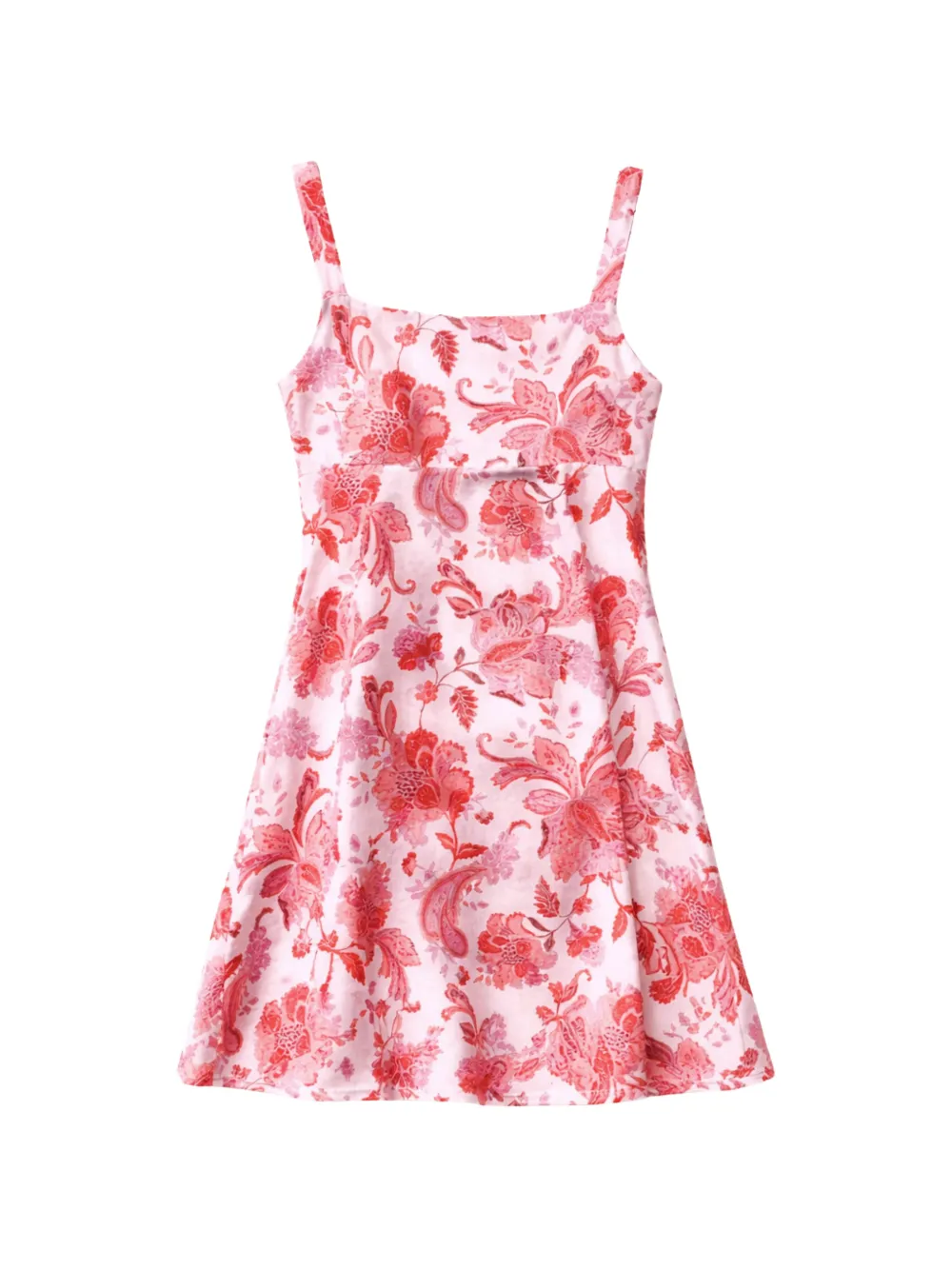 AZEEZA Arden paisley mini dress - Bianco