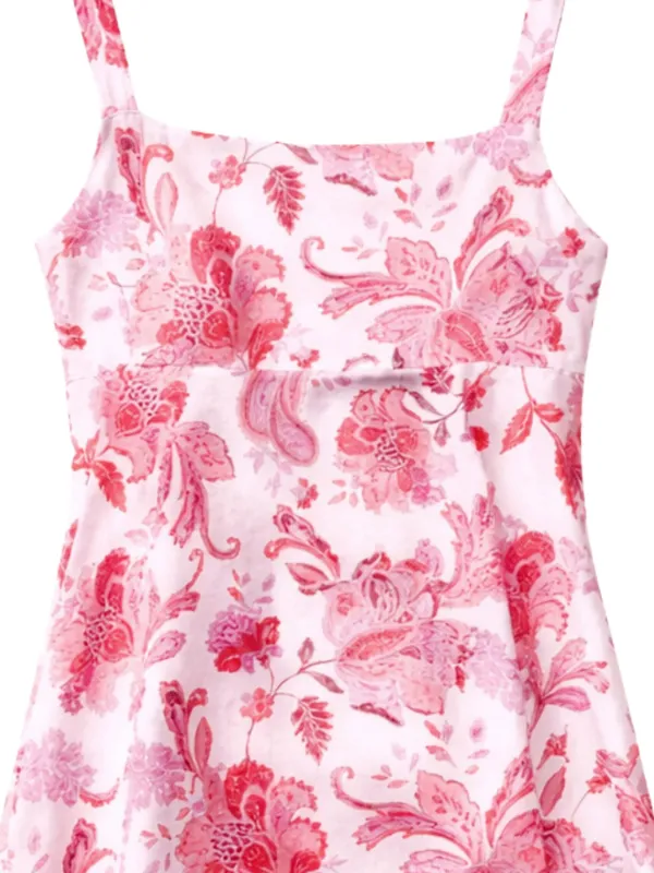 Azeeza Arden Cotton Voile Mini Dress - Paisley