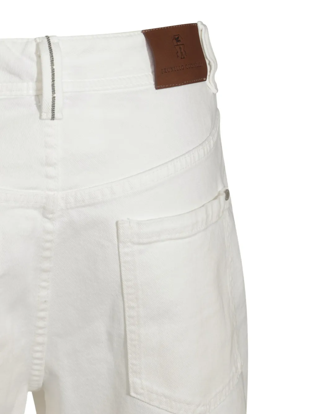 Brunello Cucinelli Pocket denim jeans Wit