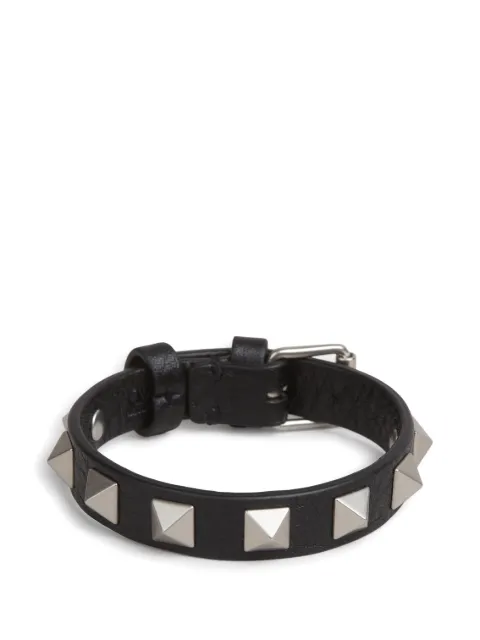 Valentino Garavani rockstud leather bracelet
