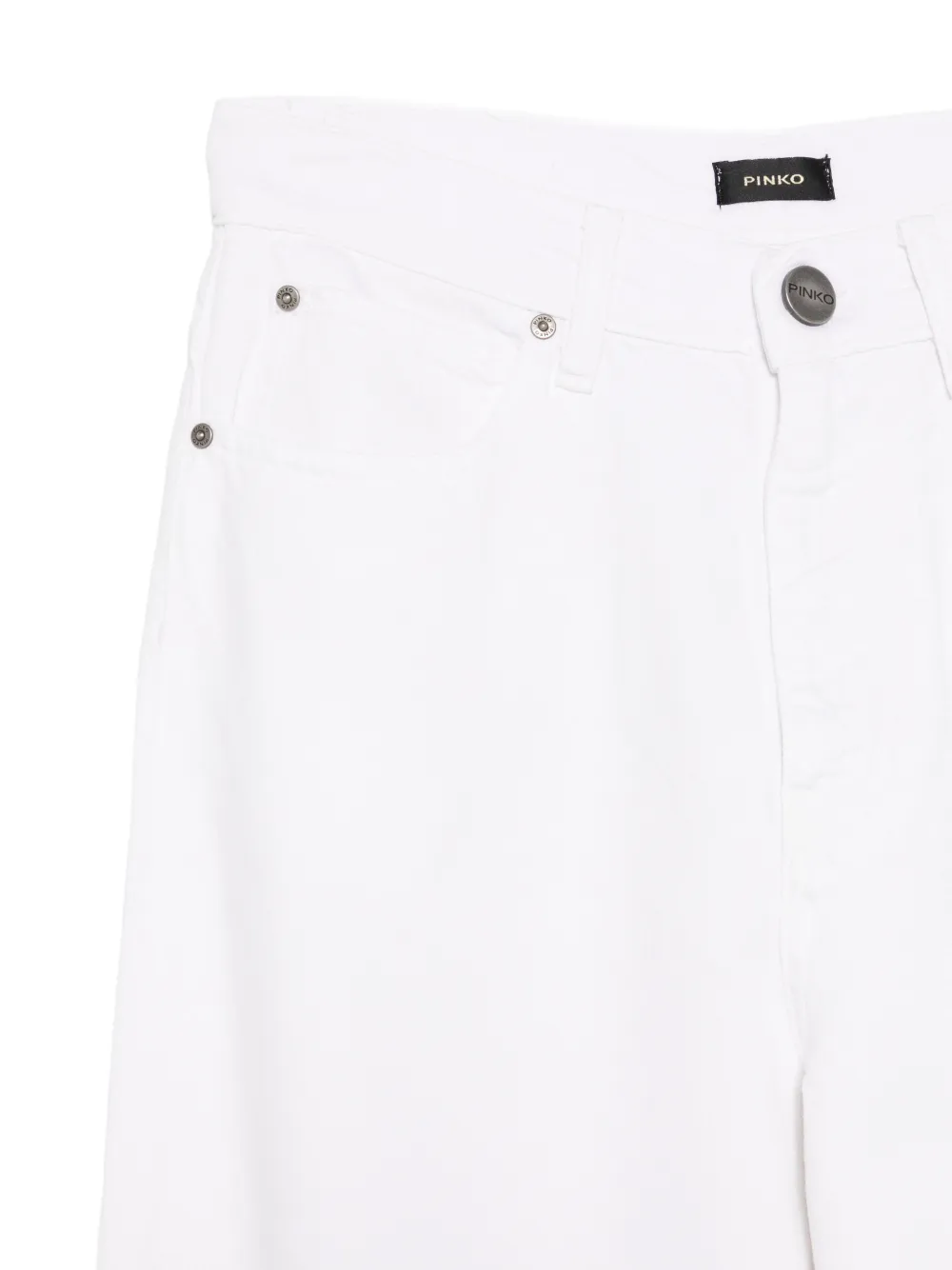  Pinko Buttoned Jeans - White 