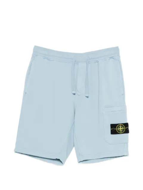 Stone Island logo-patch drawstring shorts