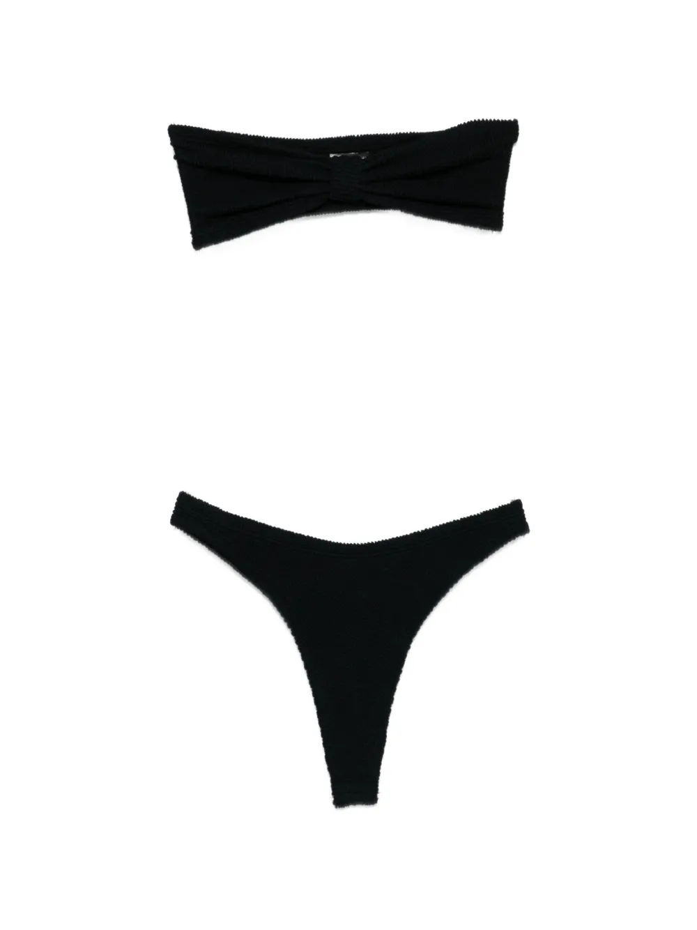 Hunza G strapless bikini - Nero