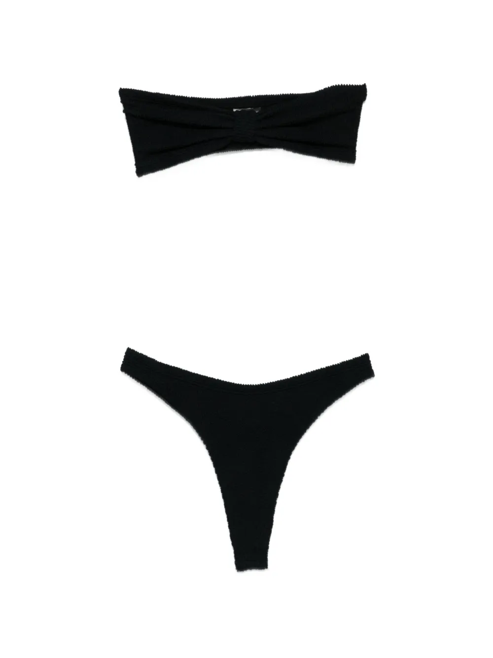 Hunza G strapless bikini - Nero