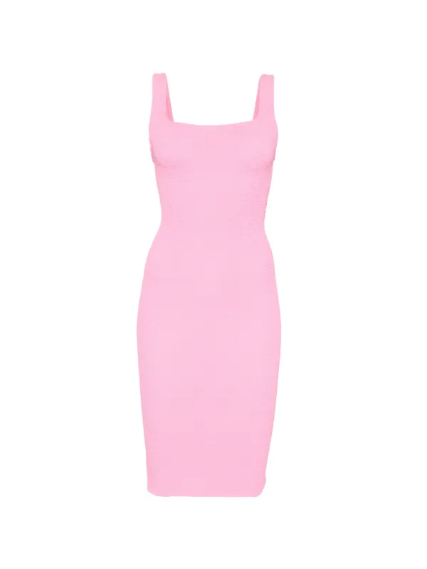 hunza g pink dress Hunza G Terry Towelling Tennis Dress