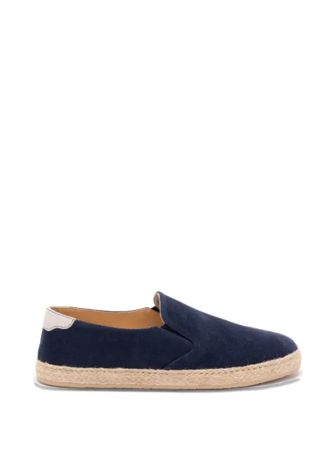 Brunello Cucinelli suede jute espadrilles
