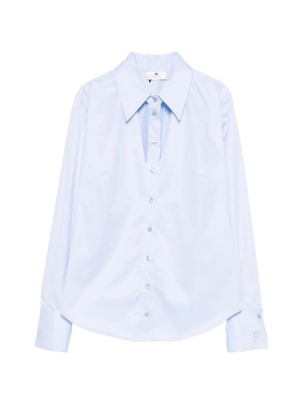 Elisabetta Franchi cut-out shirt - Blue