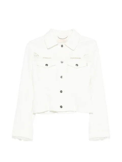 Ermanno Scervino lace detail jacket