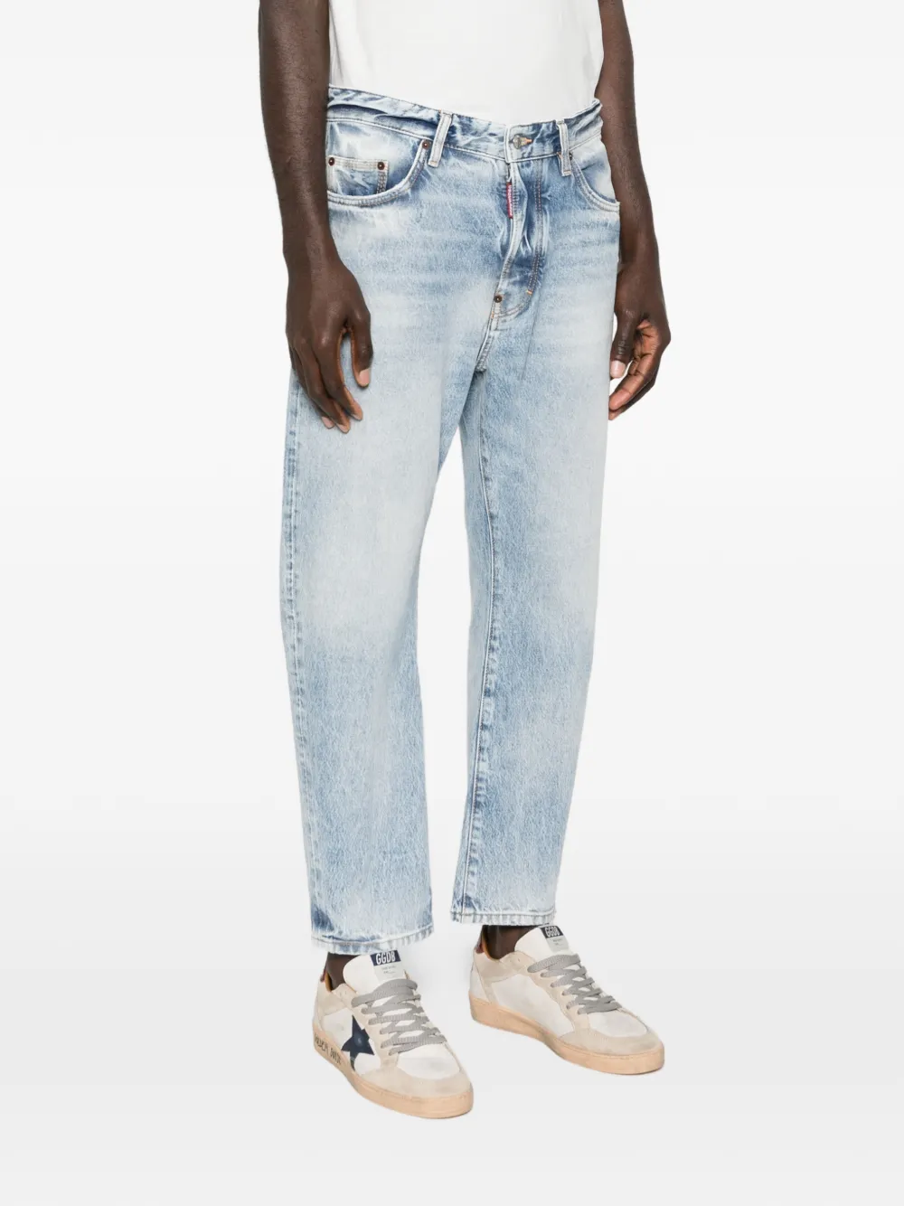 DSQUARED2 Bro gerafelde jeans Blauw