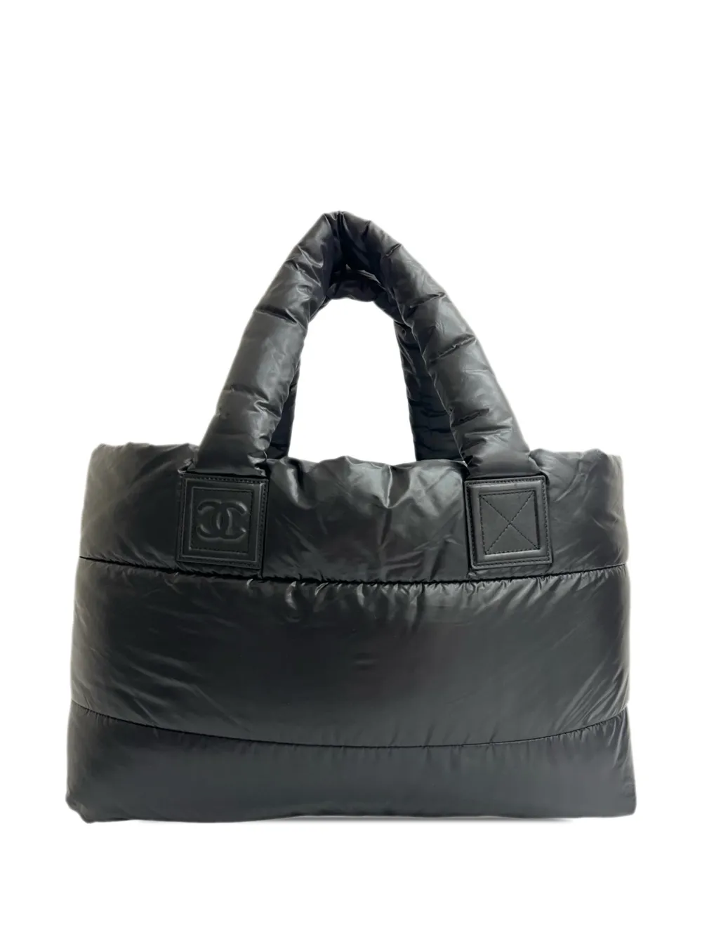 CHANEL Pre-Owned Borsa tote reversibile Coco Cocoon in nylon 2009-2010 - Nero