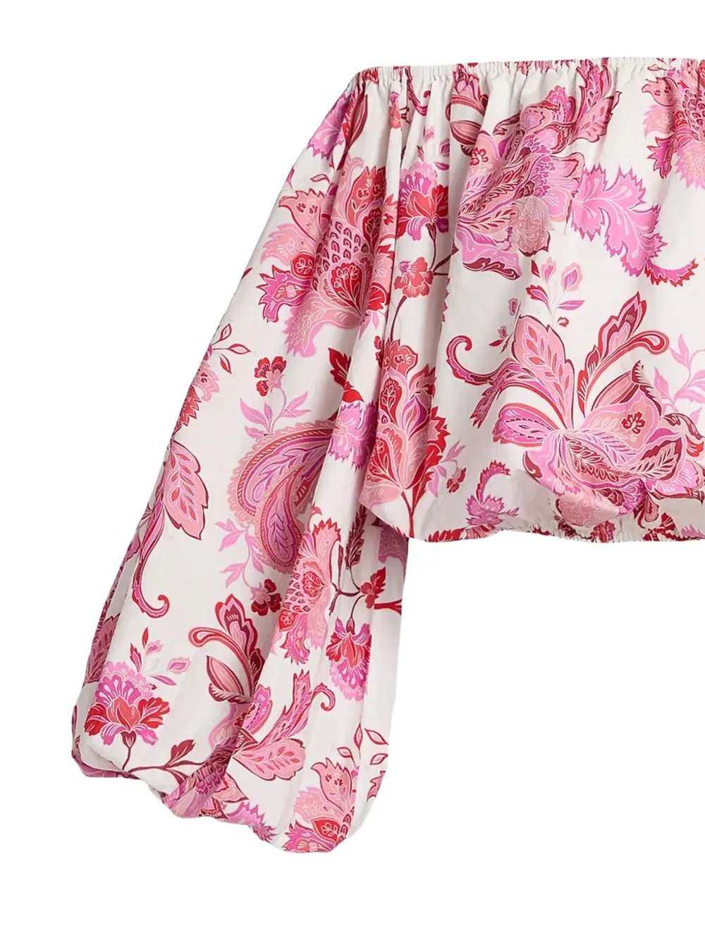  Azeeza Margot Off-shoulder Paisley Top - White 