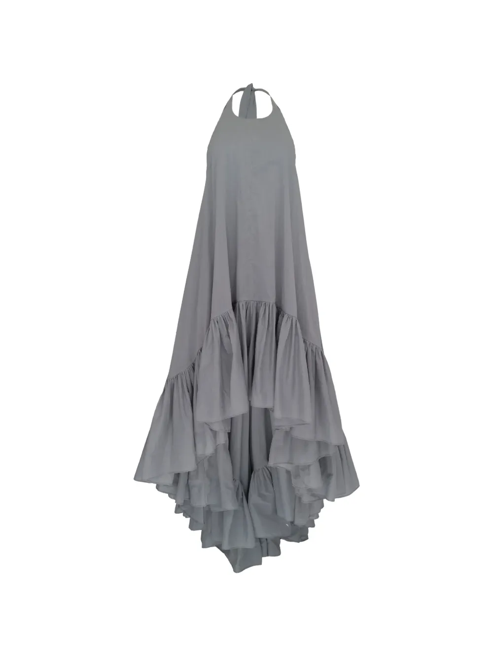 AZEEZA Hannah ruffled dress - Grigio