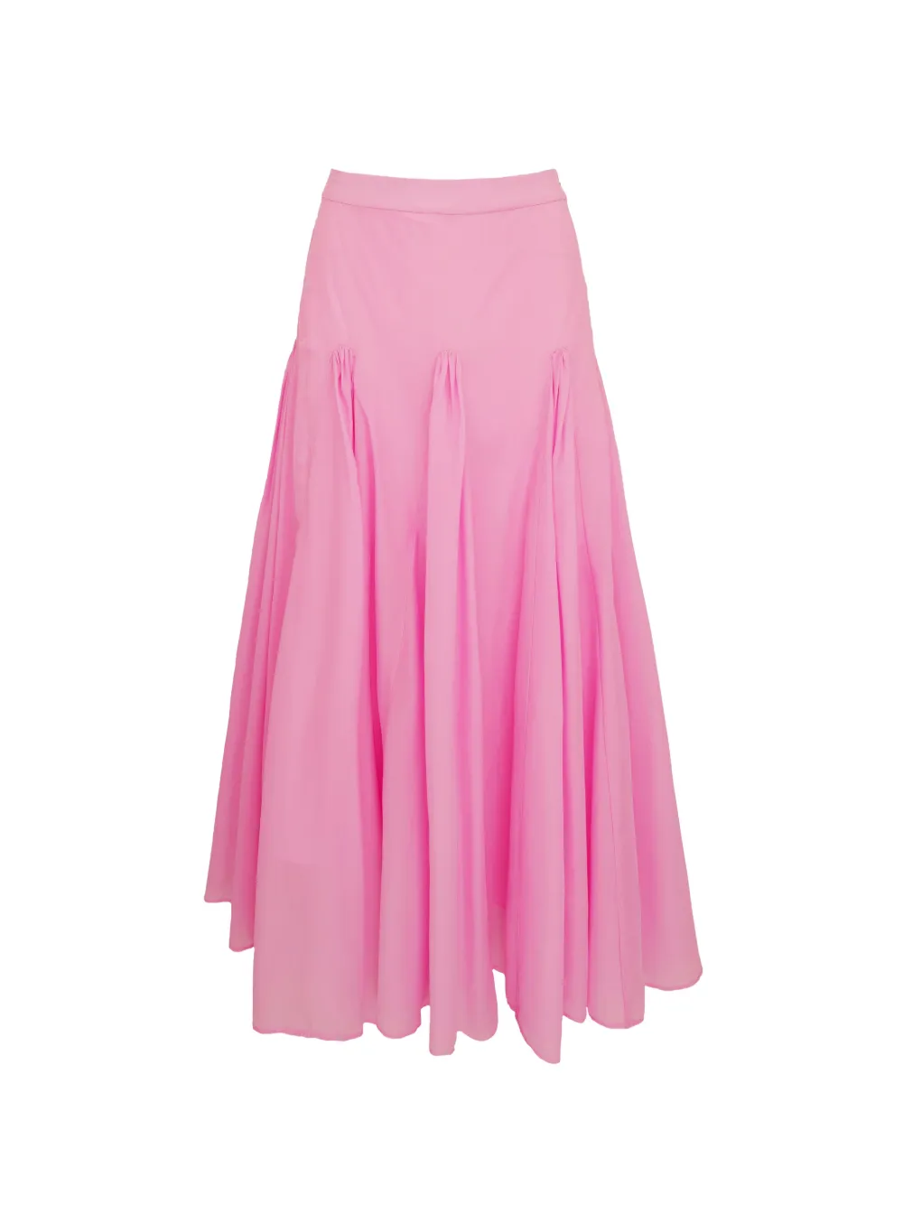 AZEEZA Sienna pleated midi skirt - Roze