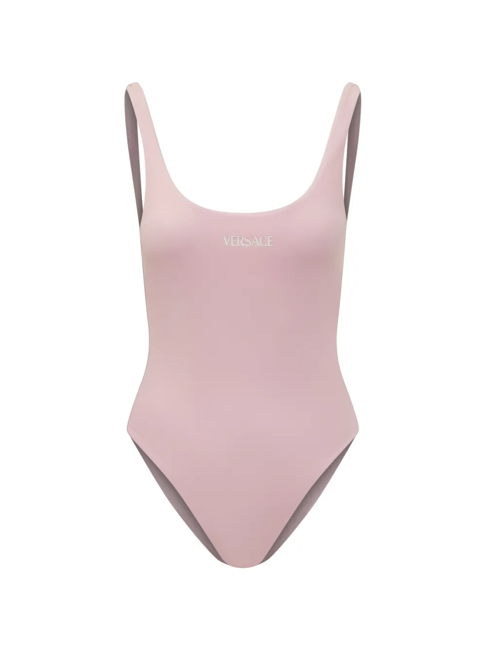Versace logo-print swimsuit - Rosa
