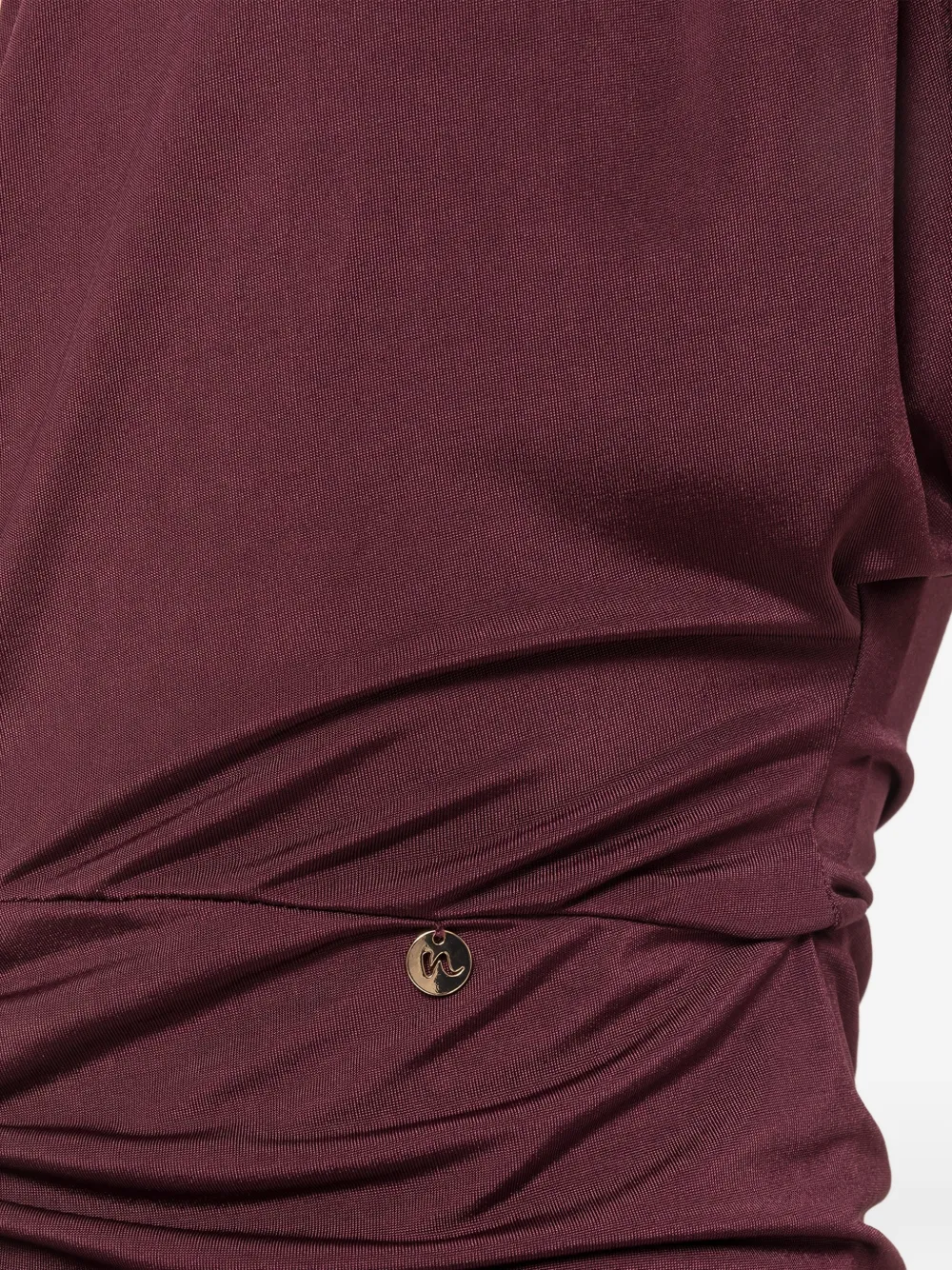 NISSA Midi-jurk met ruches Paars