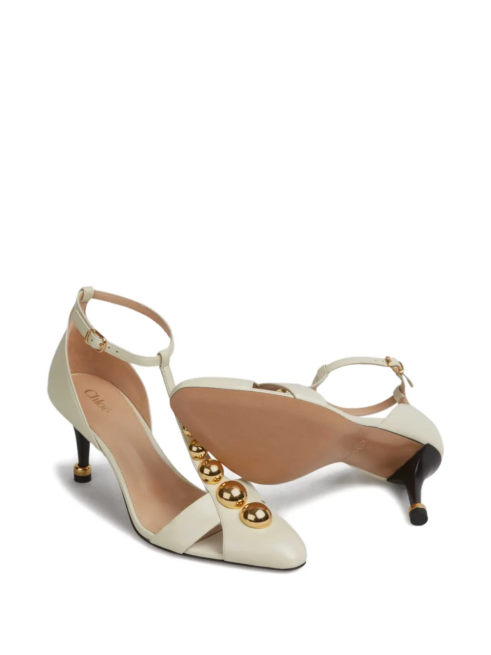 Chloé Cleia heeled pumps Beige