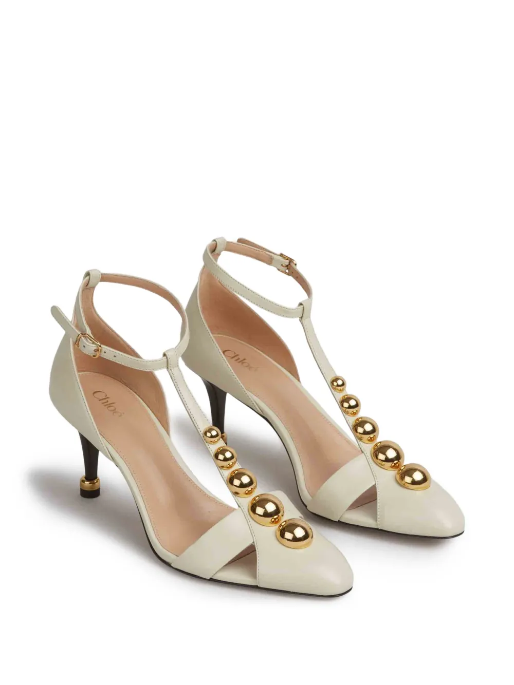  Chloé Cleia Heeled Pumps - Neutrals 