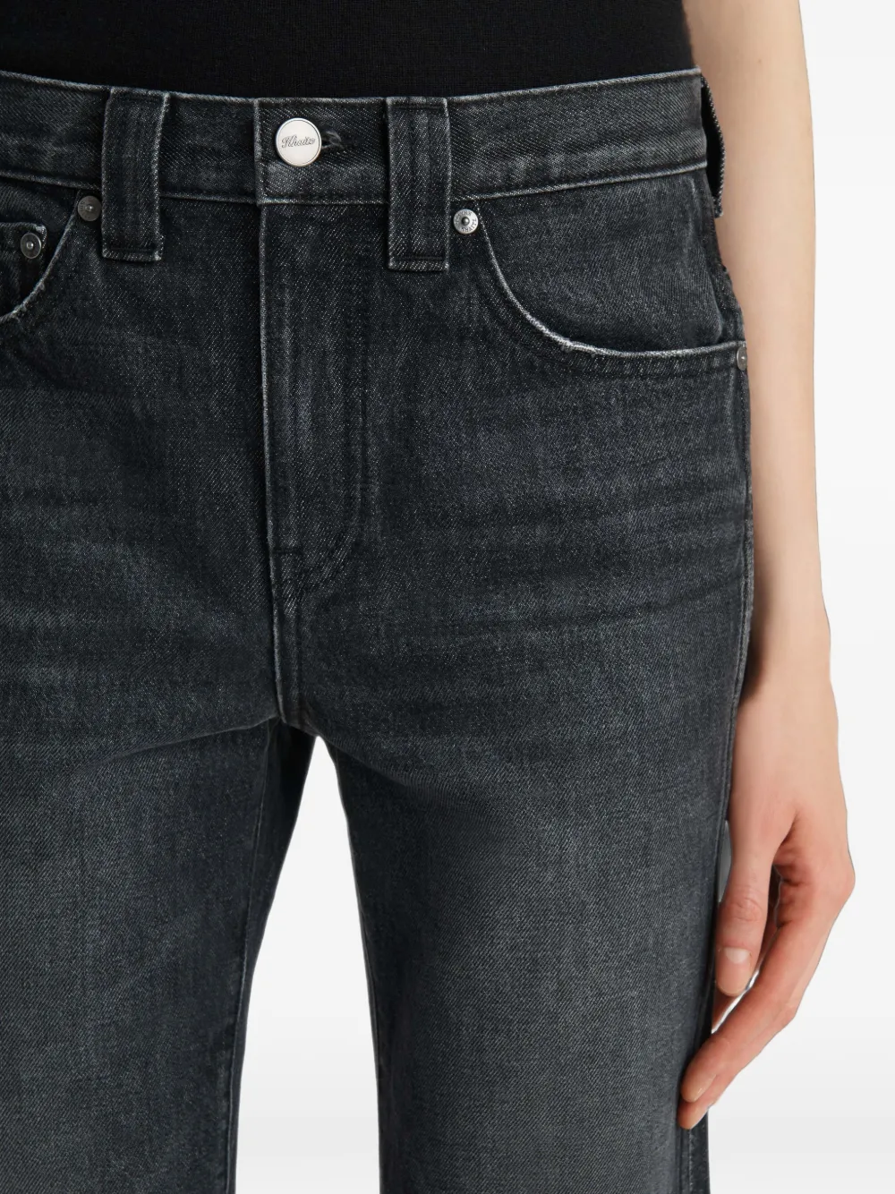 KHAITE Farley jeans Zwart