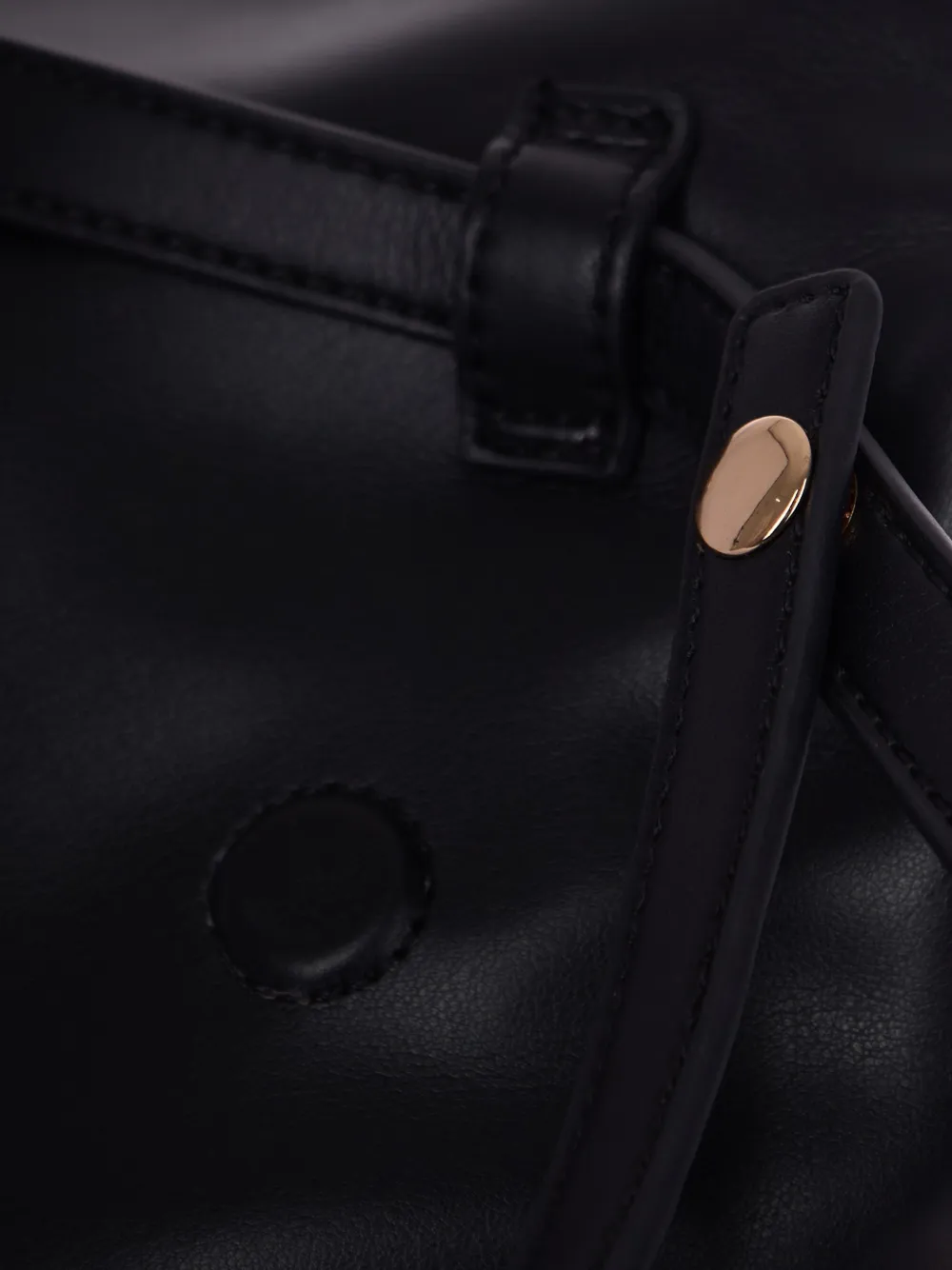 LIU JO Clutch met ringdetail Zwart