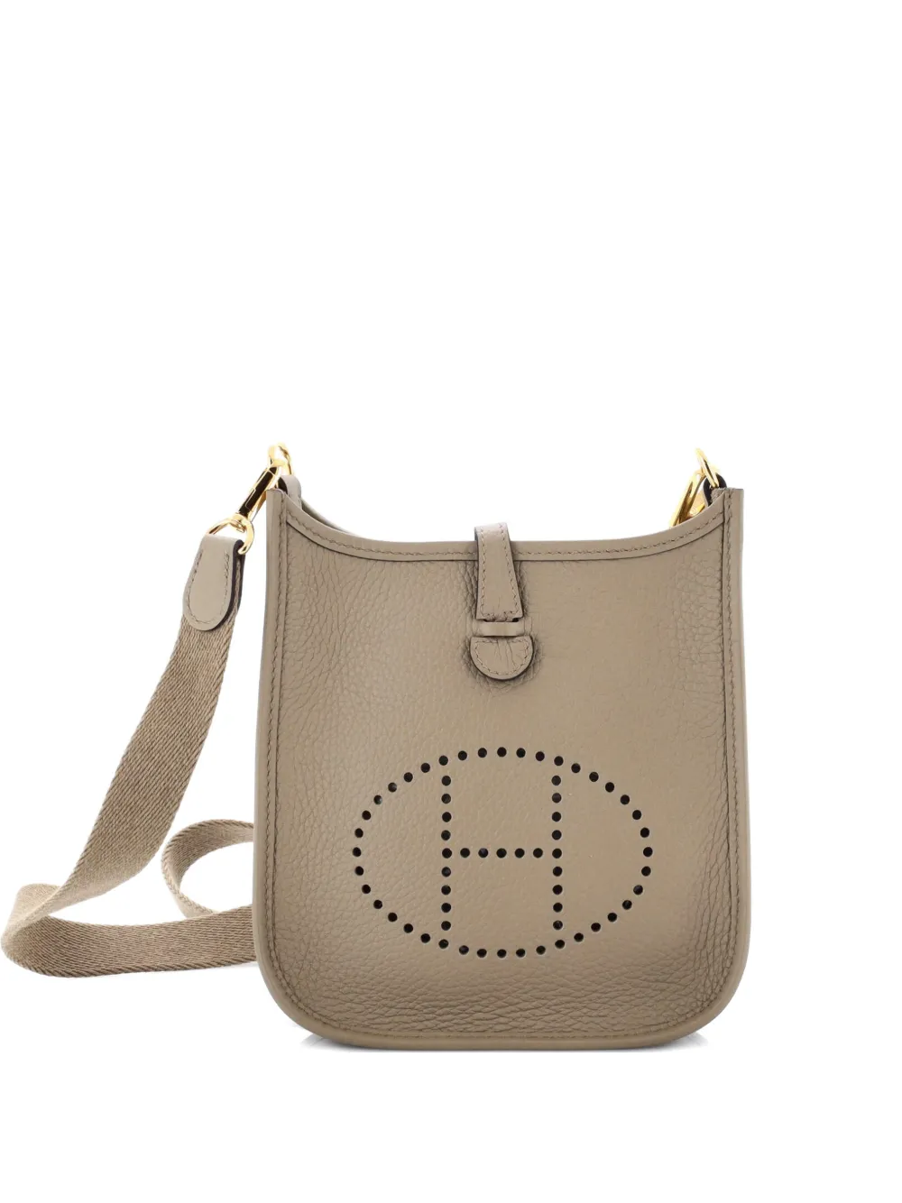 Hermès Pre-Owned Evelyne Bag Gen III Clemence TPM crossbody bag - Brown