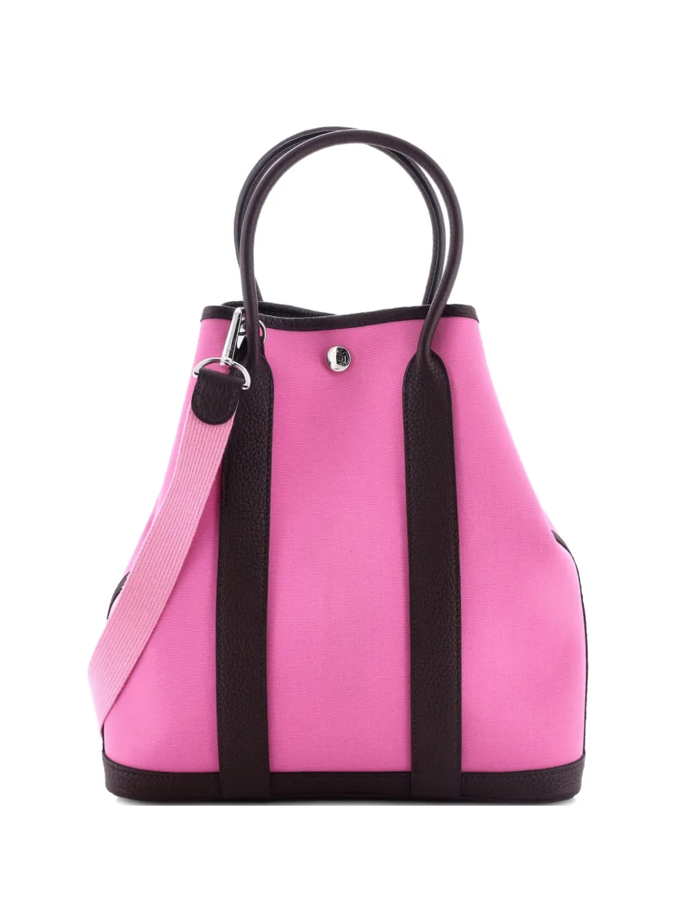 Hermès Pre-Owned Borsa tote Garden File 28 in tela e pelle - Rosa