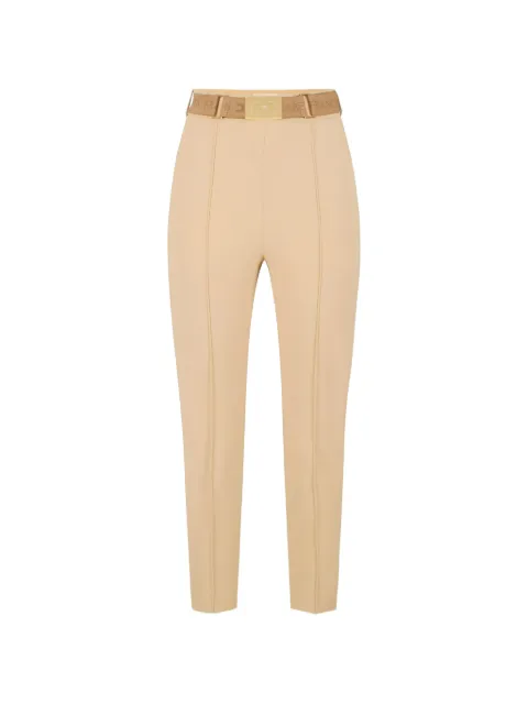 Elisabetta Franchi pantalon à passants de ceinture