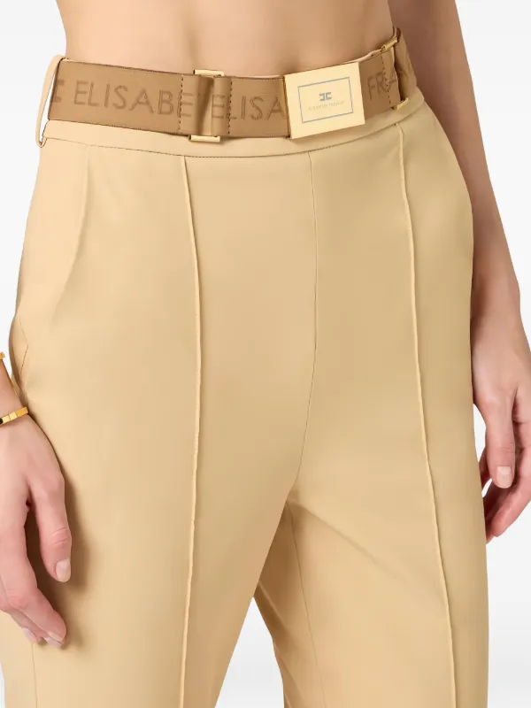 Elisabetta Franchi ベルトパンツ | ニュートラル | FARFETCH JP