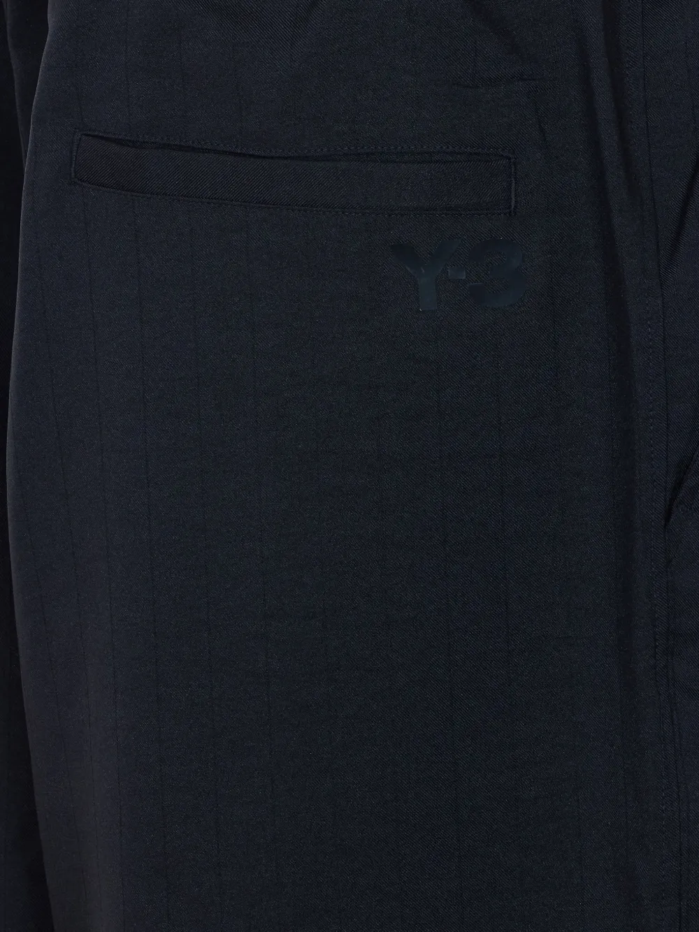  Y-3 Elasticated Wide Track Trousers - Black 
