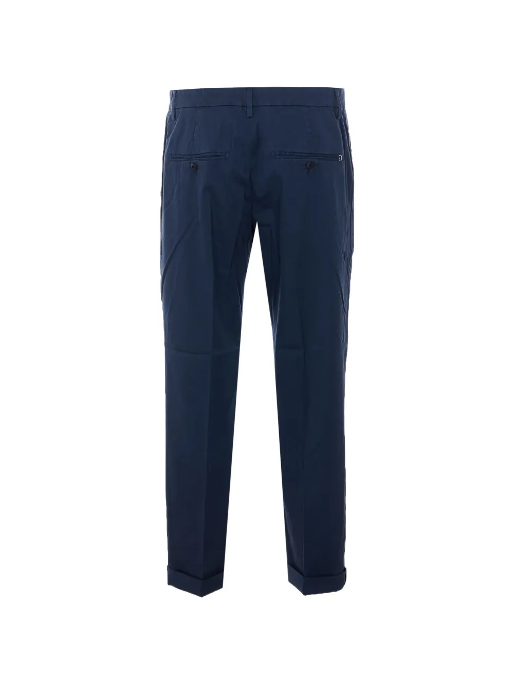 DONDUP button closure cuffed trousers - Blauw