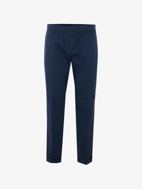 DONDUP button closure cuffed trousers
