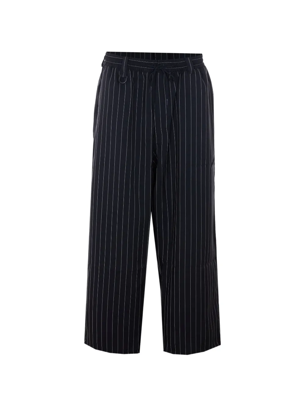 Y-3 striped-pattern elasticised trousers - Nero
