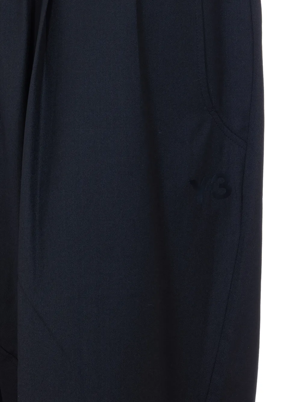  Y-3 Drawstring Tapered Trousers - Black 