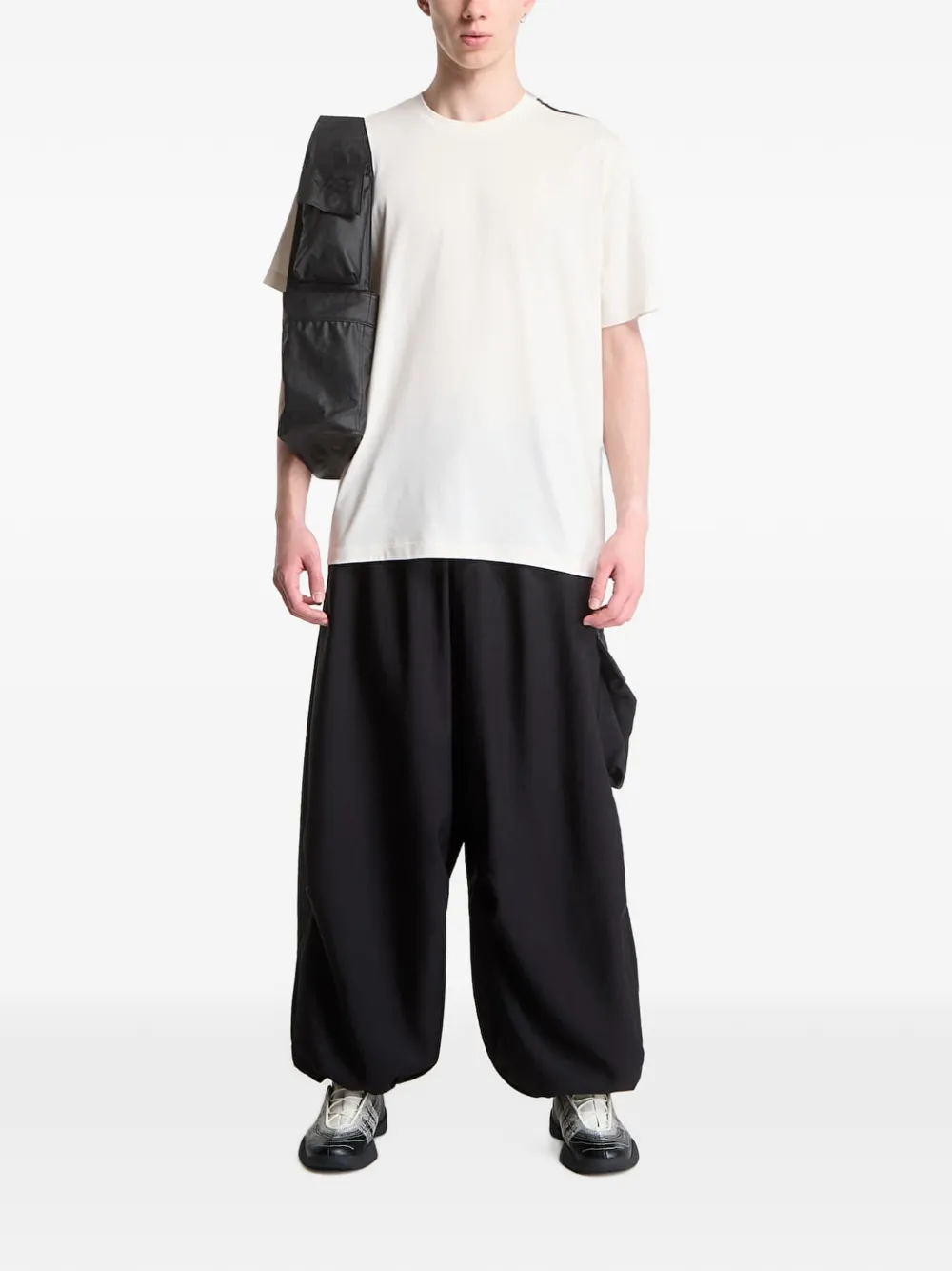 adidas Cargo broek met trekkoord en logoprint Zwart