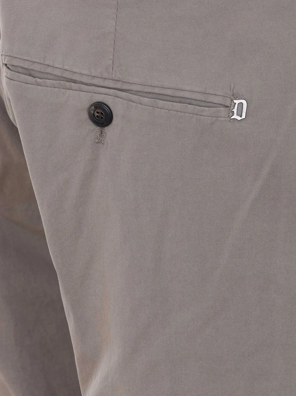 DONDUP Broek met paspelzakken Grijs