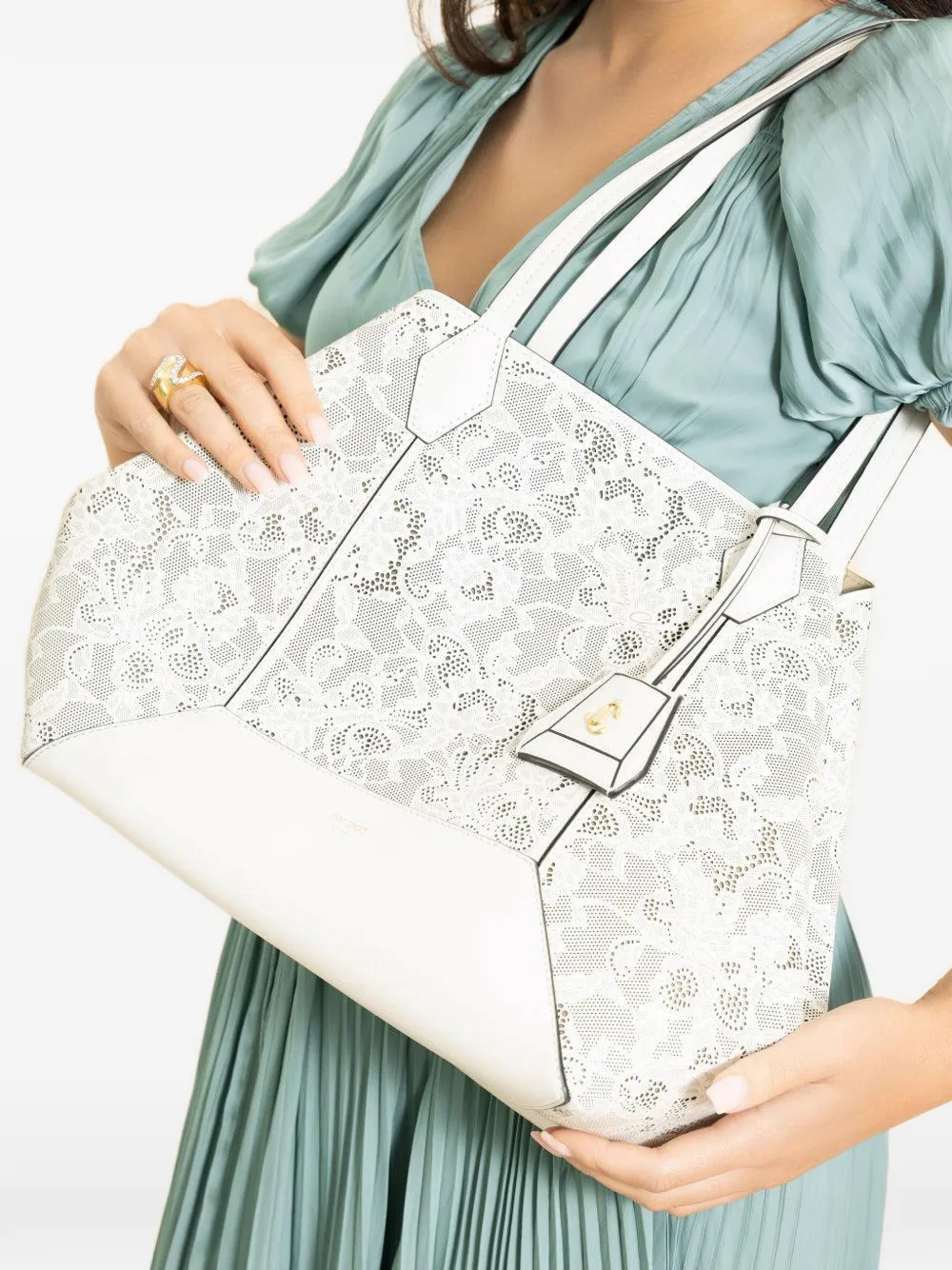 Jimmy Choo medium Diamon tote bag - Beige